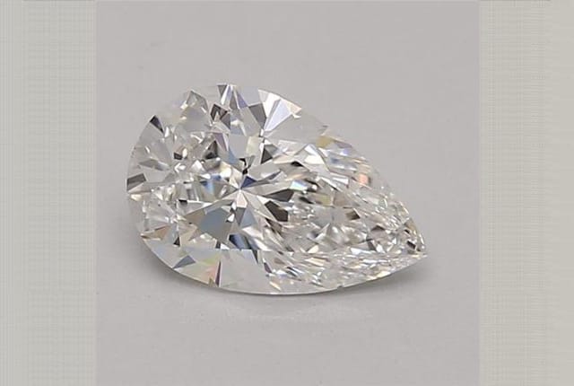 0.75 Carat Pear Lab Diamond