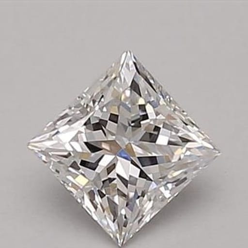0.51 Carat Princess Lab Diamond