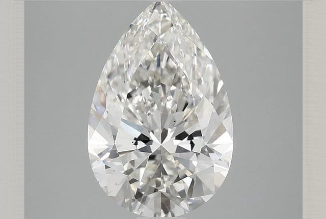 2.58 Carat Pear Lab Diamond