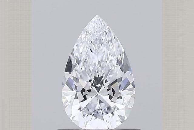 0.75 Carat Pear Lab Diamond