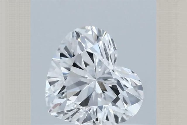 0.58 Carat Heart Lab Diamond
