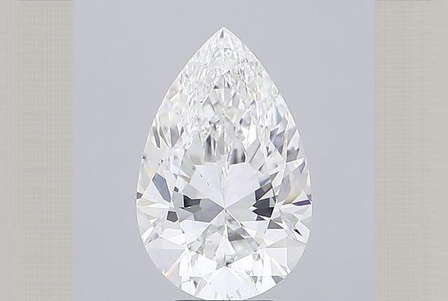 3.54 Carat Pear Lab Diamond