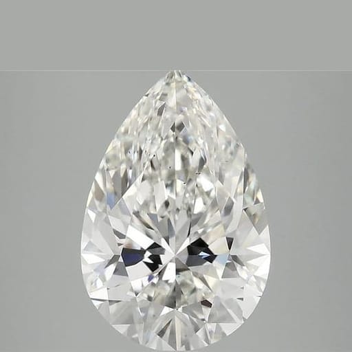 4.05 Carat Pear Lab Diamond