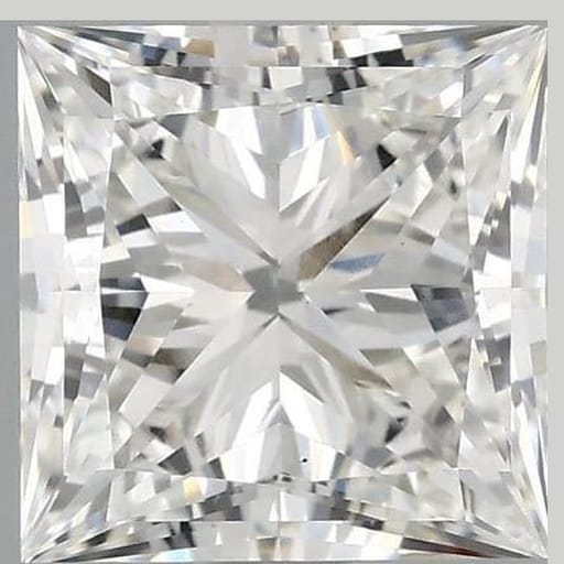 3.94 CTW Princess Lab Diamonds