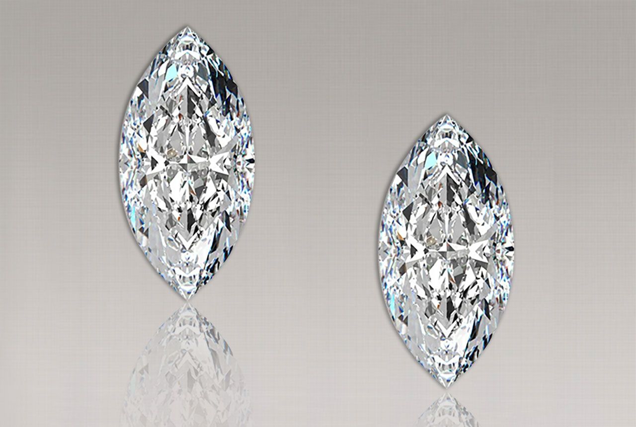 1.48 CTW Marquise Lab Diamonds