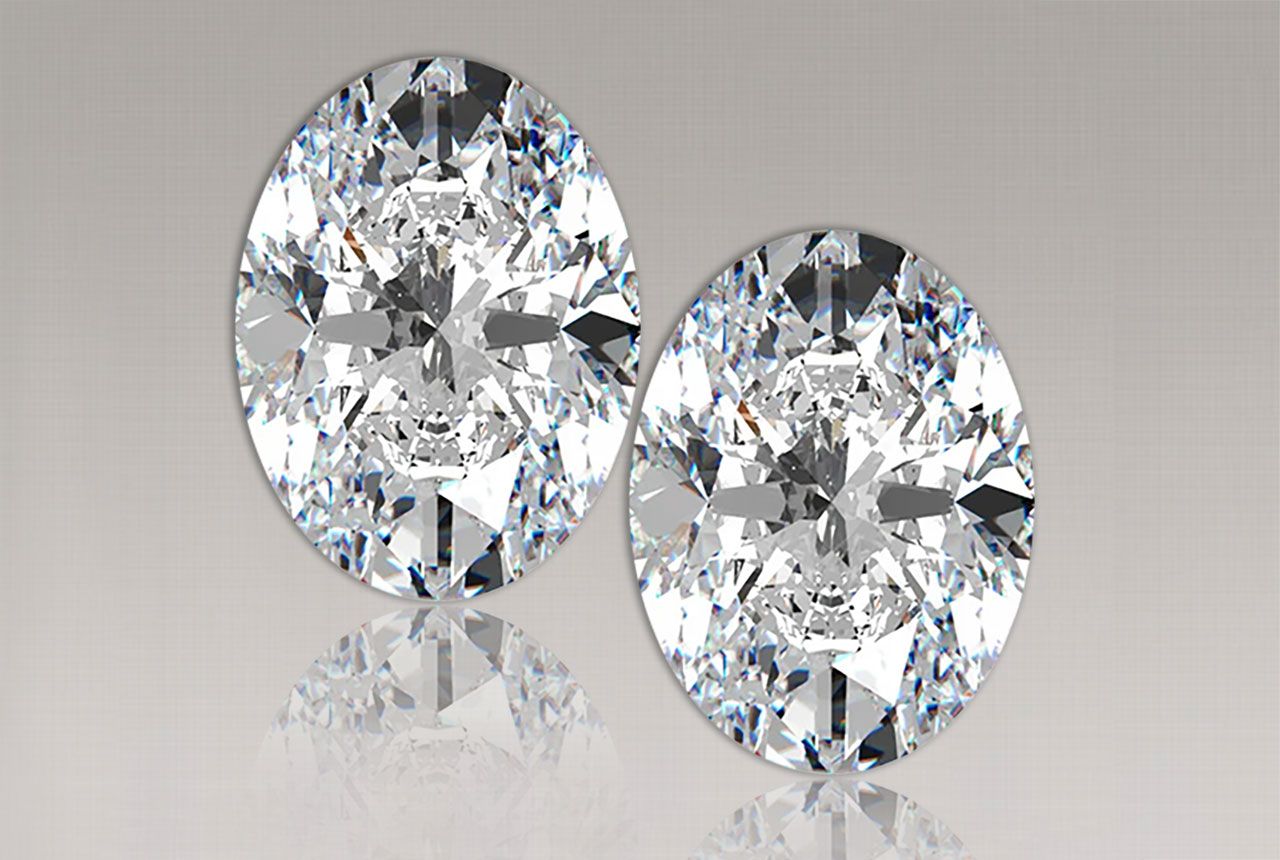 1.4 CTW Oval Lab Diamonds