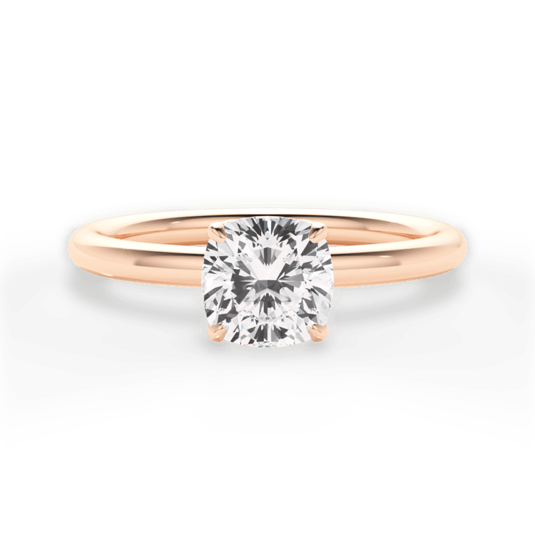 Petal Head Solitaire Engagement Ring