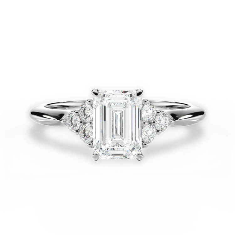 The Dalia / 7.03 Carat Emerald Diamond