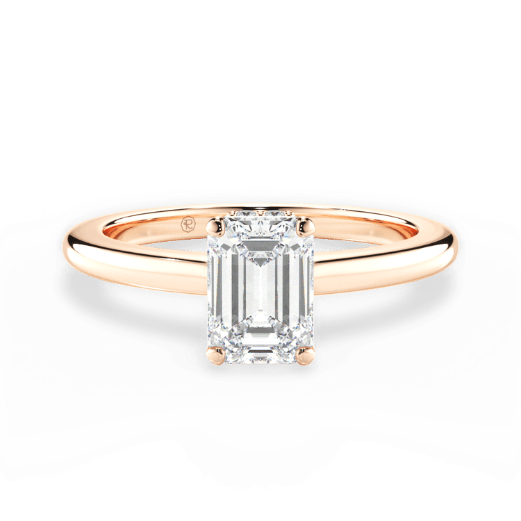 The Callista Solitaire / 4.01 Carat Emerald Diamond