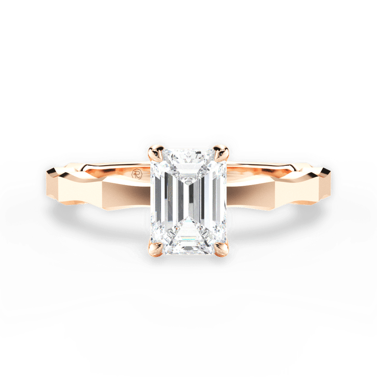 The Maddie Solitaire / 1.51 Carat Emerald Diamond