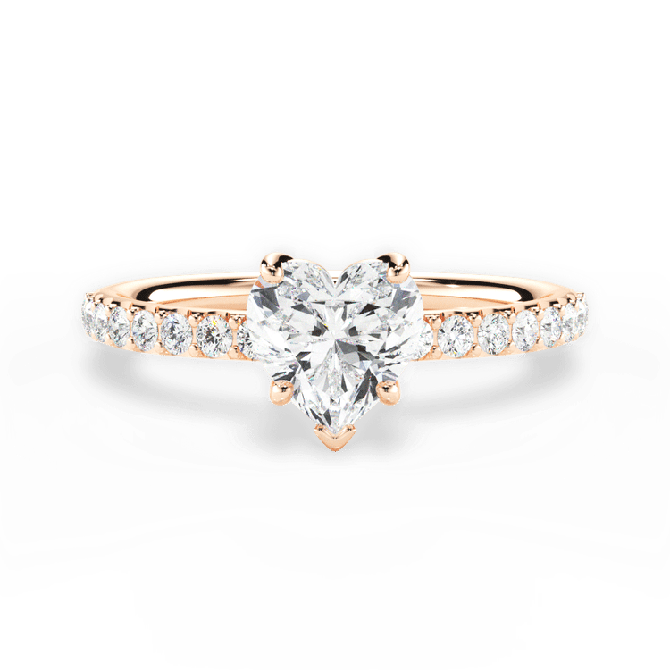 Timeless French-set Diamond Band Engagement Ring