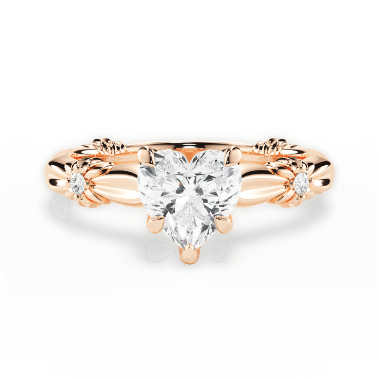 Ribbon Diamond Engagement Ring