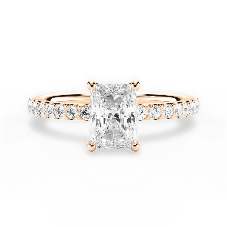 Timeless French-set Diamond Band Engagement Ring