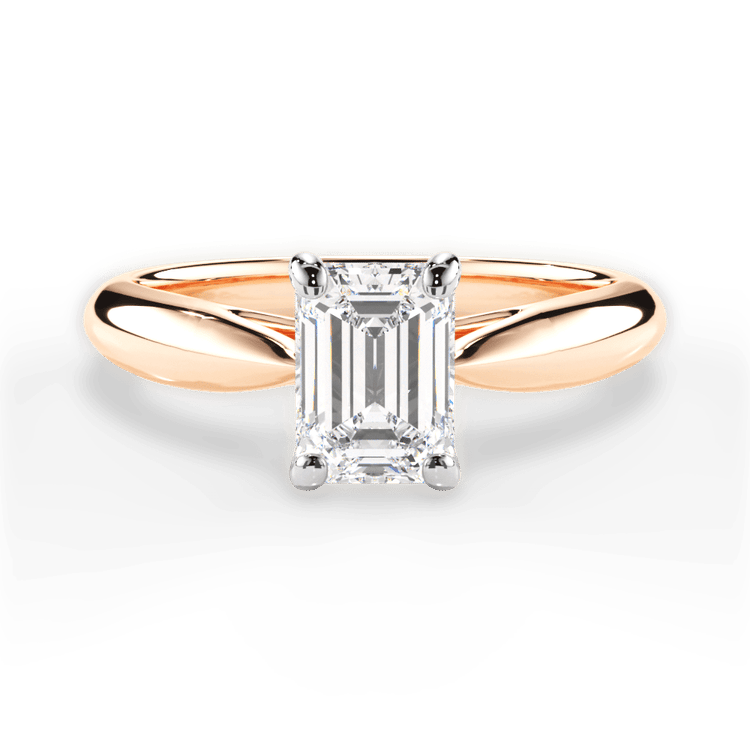 The Jasmine Solitaire / 4.01 Carat Emerald Diamond