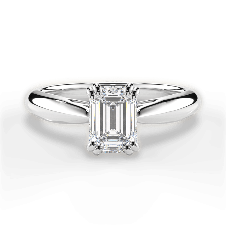 The Cordelia Solitaire / 2.07 Carat Emerald Lab Diamond