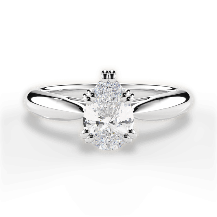 The Cordelia Solitaire / 3.01 Carat Pear Lab Diamond