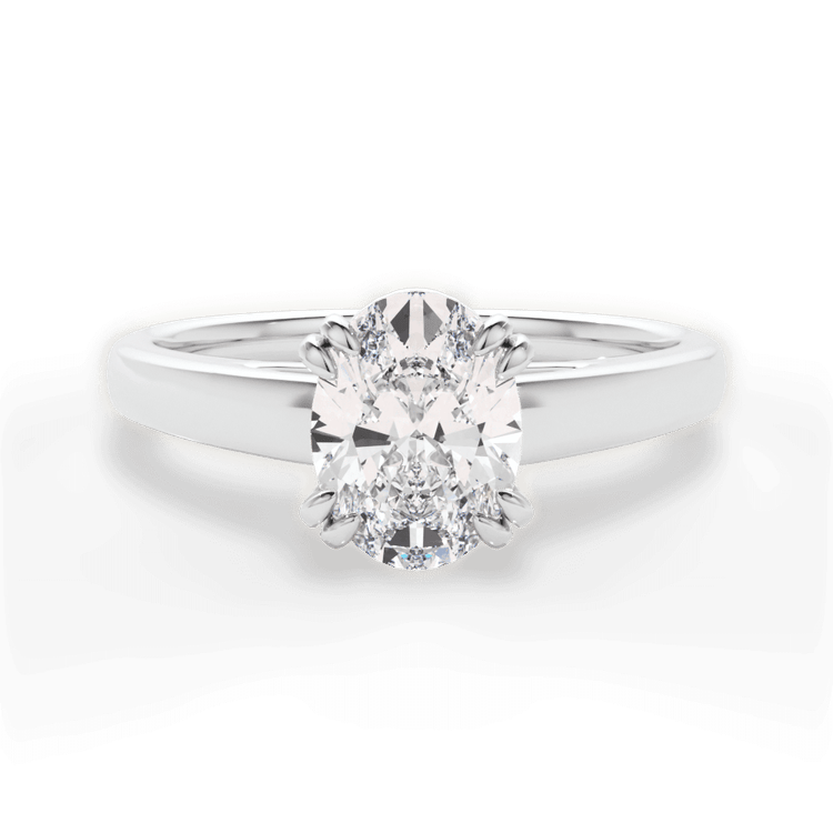 The Kendra Solitaire / 5.05 Carat Oval Diamond