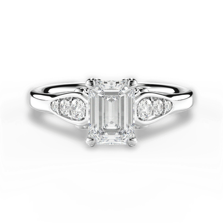 The Sloan / 7.03 Carat Emerald Diamond