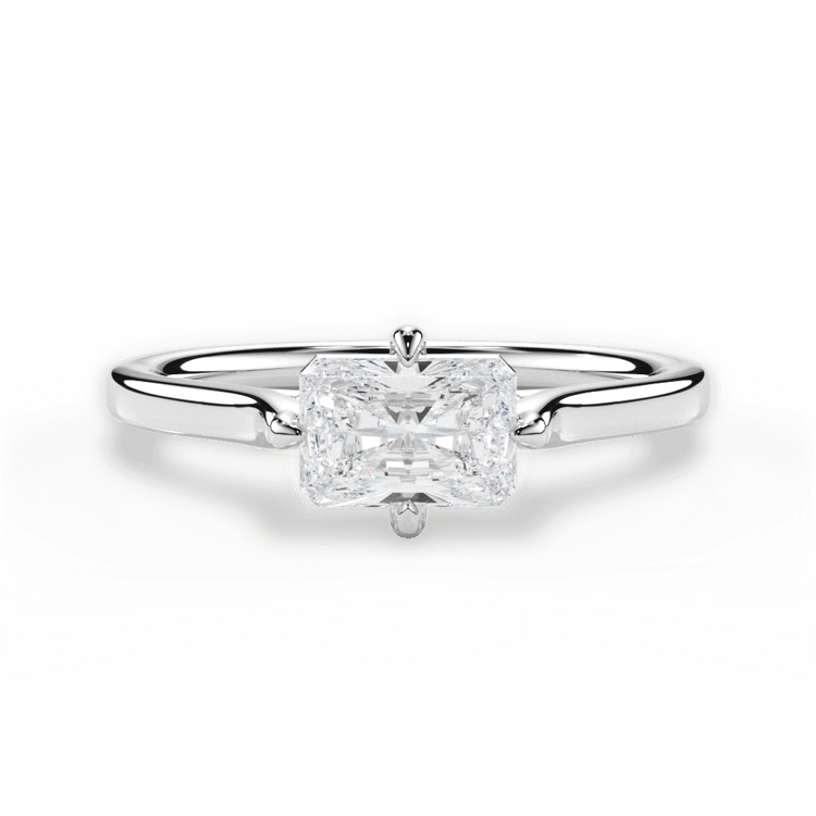 The Kat Solitaire / 3.01 Carat Radiant Lab Diamond