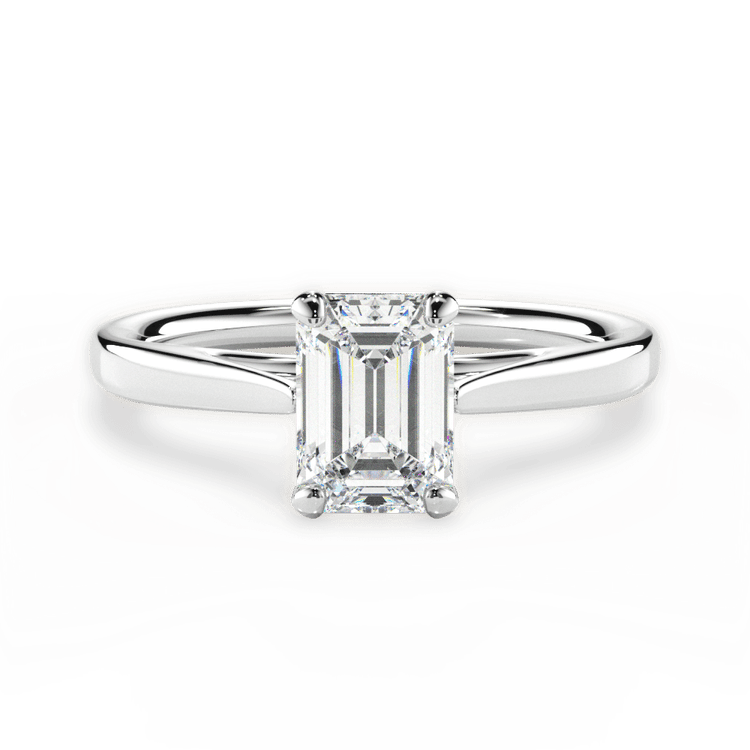 The Vera Solitaire / 7.03 Carat Emerald Diamond