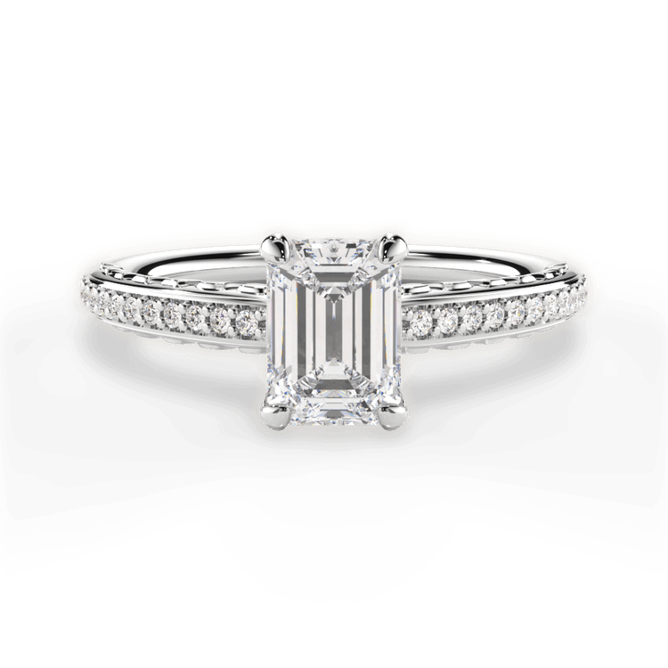 The Gio / 7.03 Carat Emerald Diamond