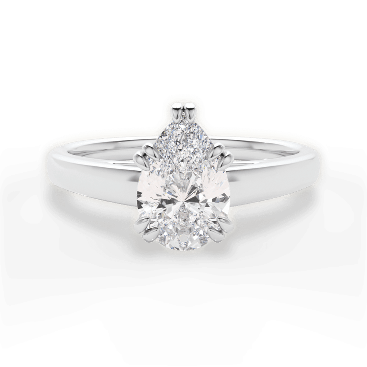 The Kendra Solitaire / 2.51 Carat Pear Lab Diamond