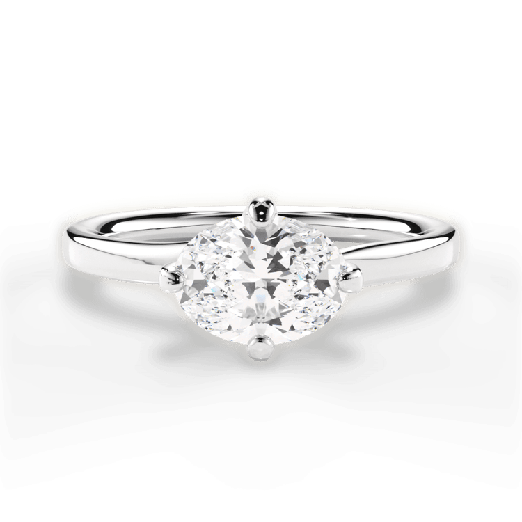 The Evelyn / 3.01 Carat Oval Lab Diamond