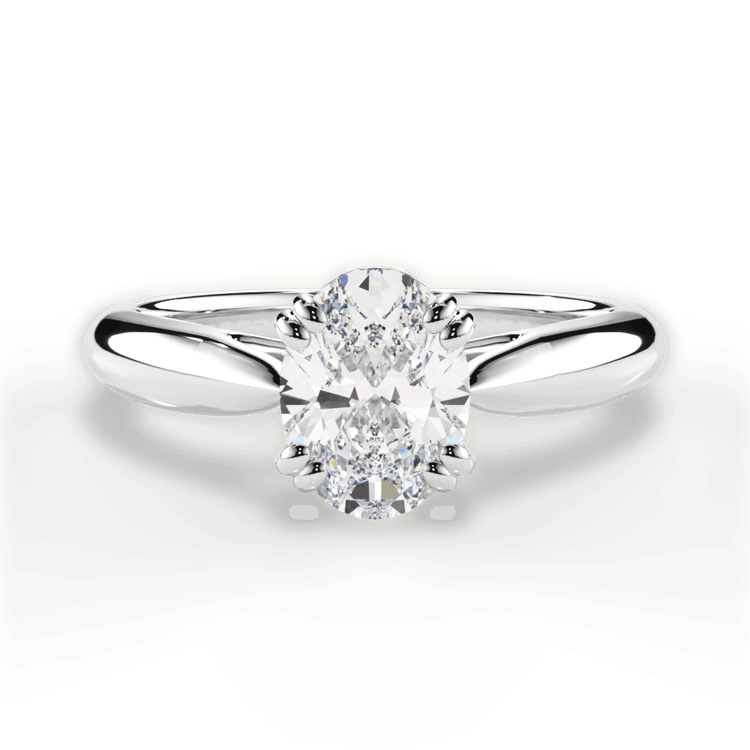 The Cordelia Solitaire / 1.01 Carat Oval Lab Diamond