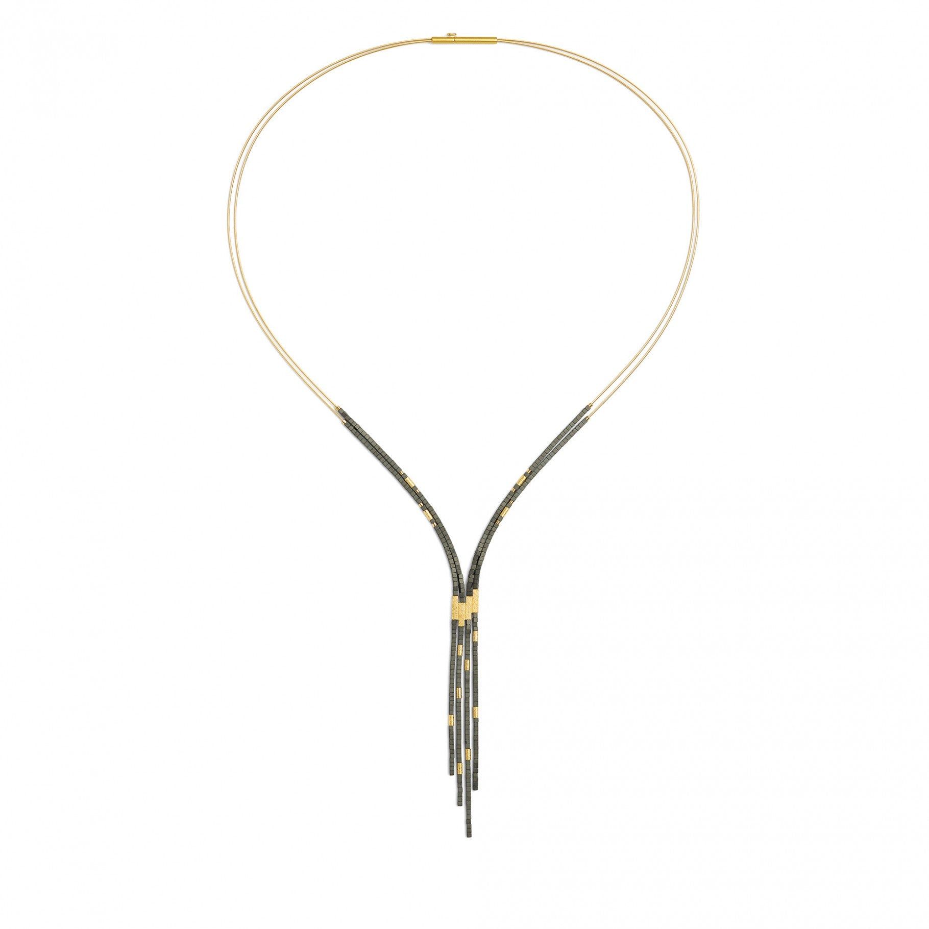 Bernd Wolf Yaneki Hematite Necklace