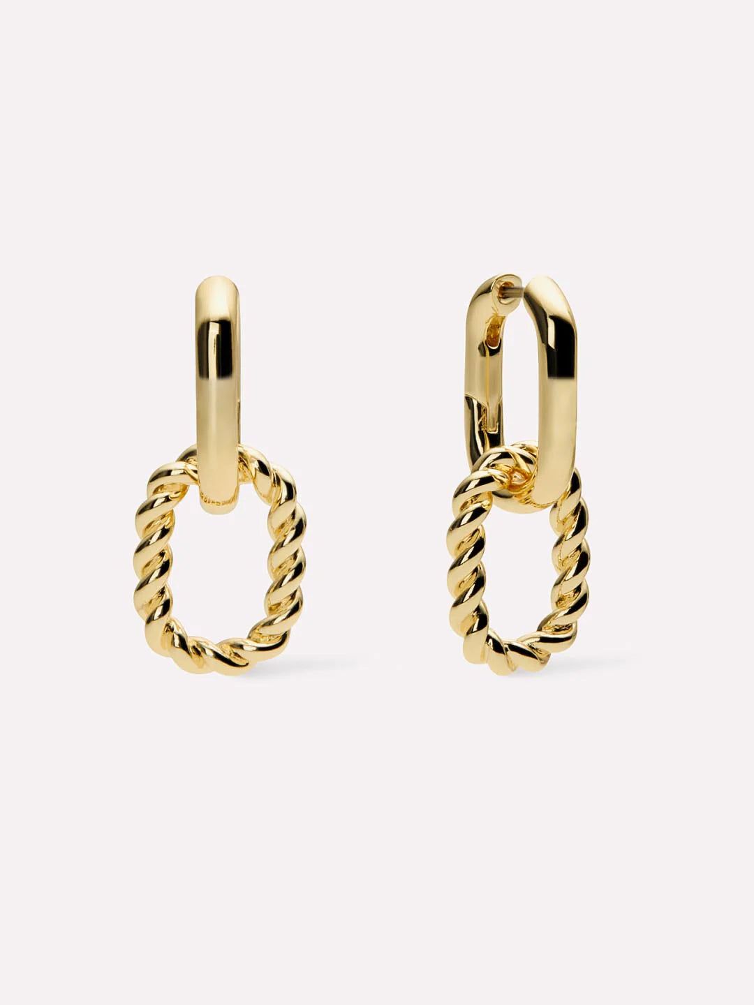Ana Luisa Ash Double Hoop Earrings