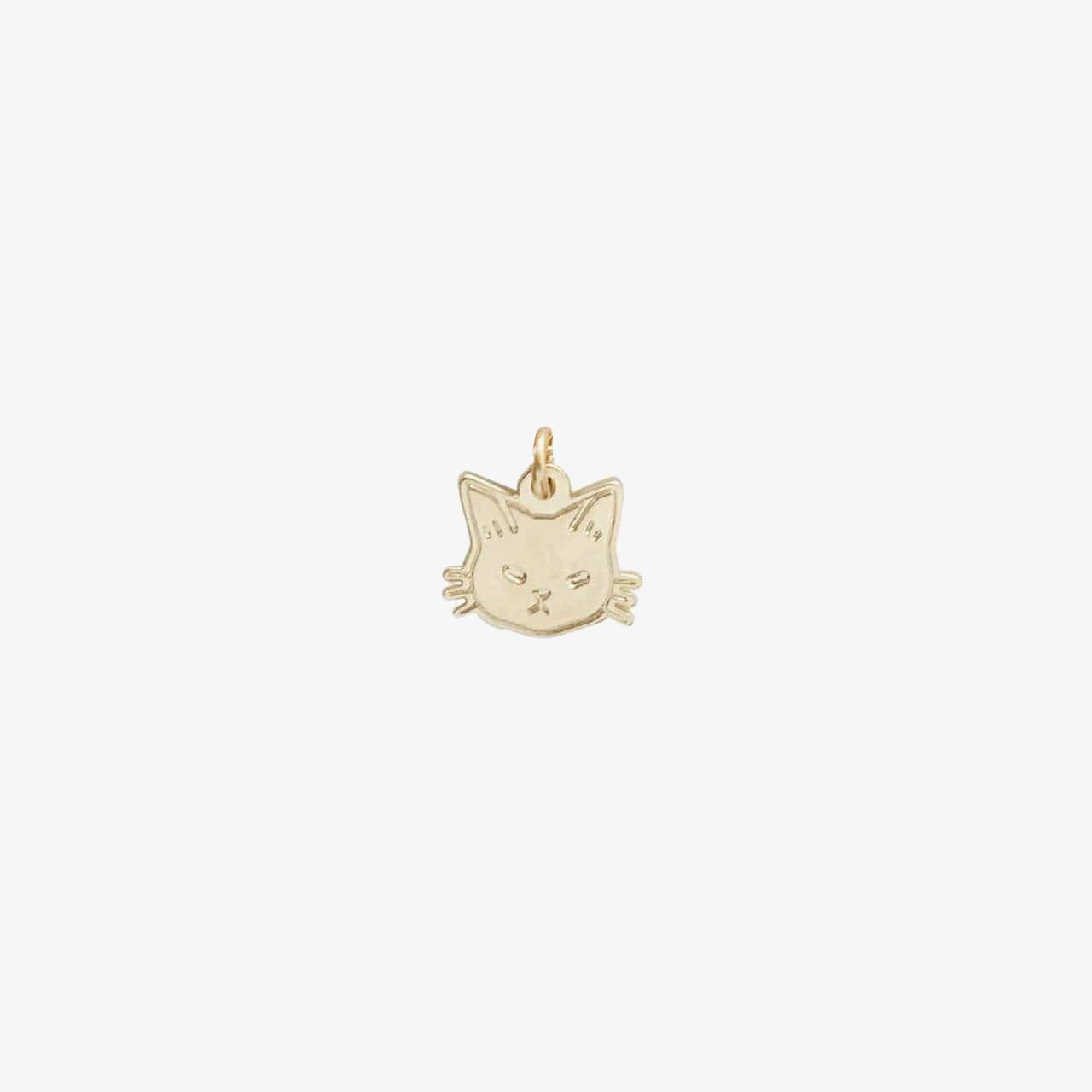 18kt Gold Plated Mini Cat Charm