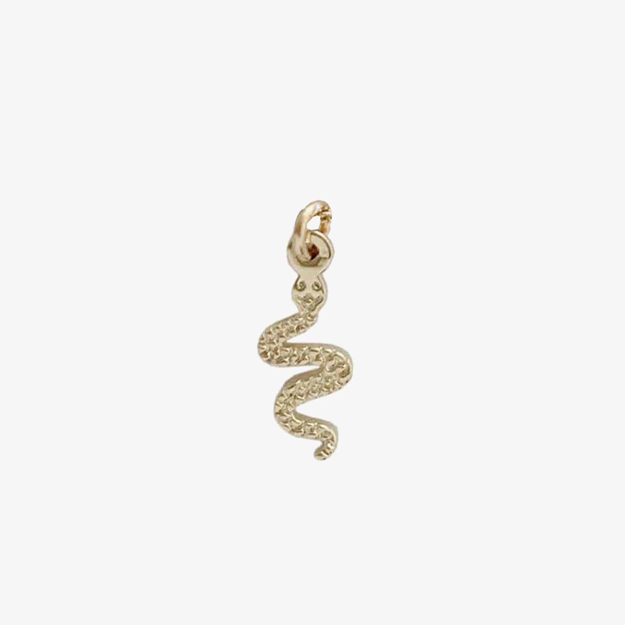 18kt Gold Plated Mini Snake Charm