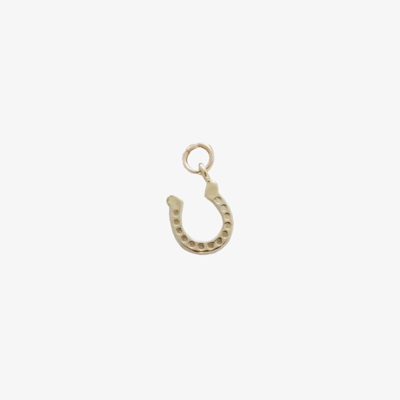 18kt Gold Plated Mini Horseshoe Charm