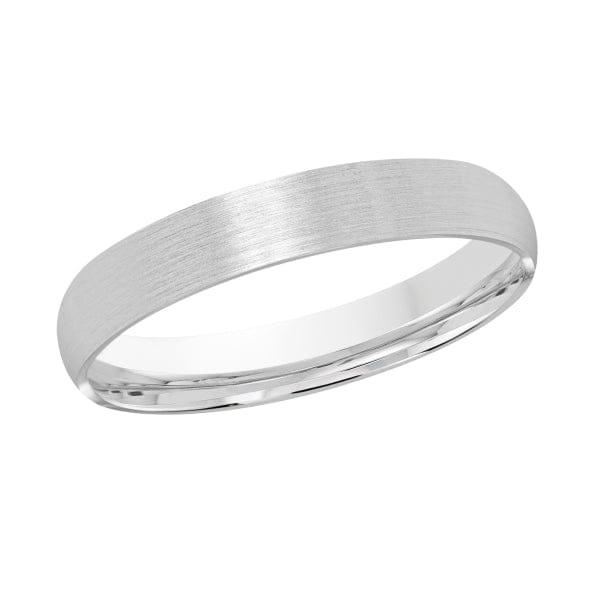 Men's 2-8mm Domed Comfort-fit Satin Finish Wedding Ring