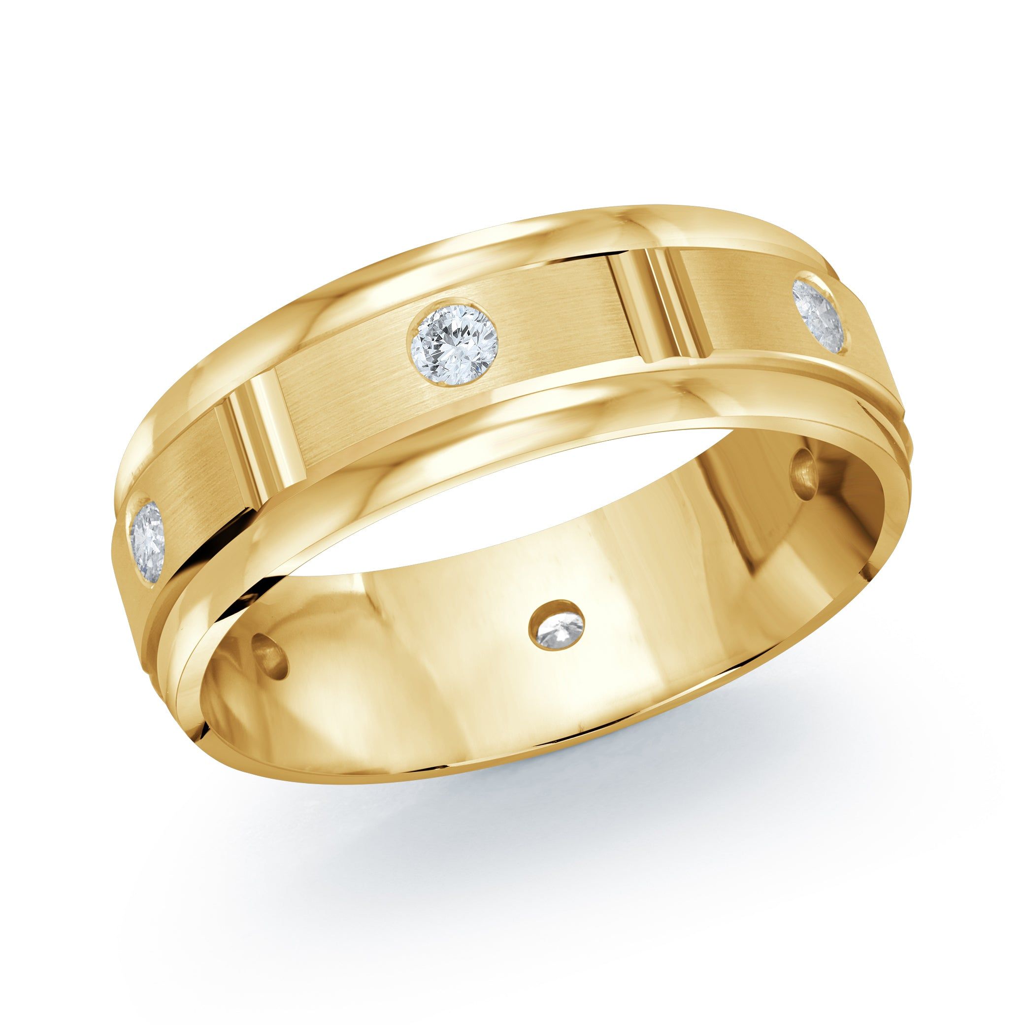 Men's 7mm 0.30 CTW Diamond Wedding Ring