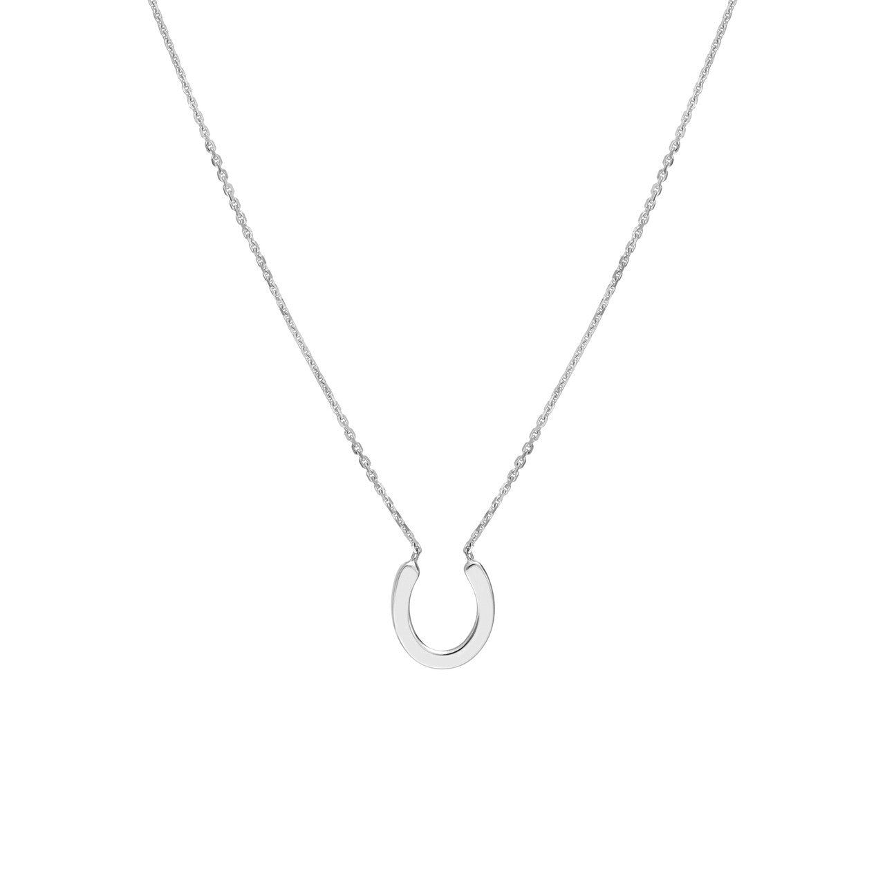 14kt Gold Children's Mini Horseshoe Adjustable Necklace