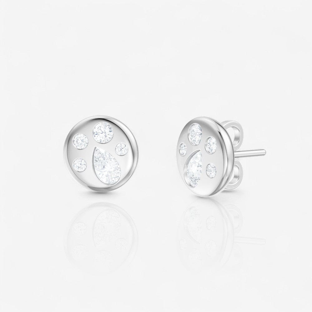 0.35 CTW 14kt Gold Multi Shape Lab-Grown Diamond Stud Earrings