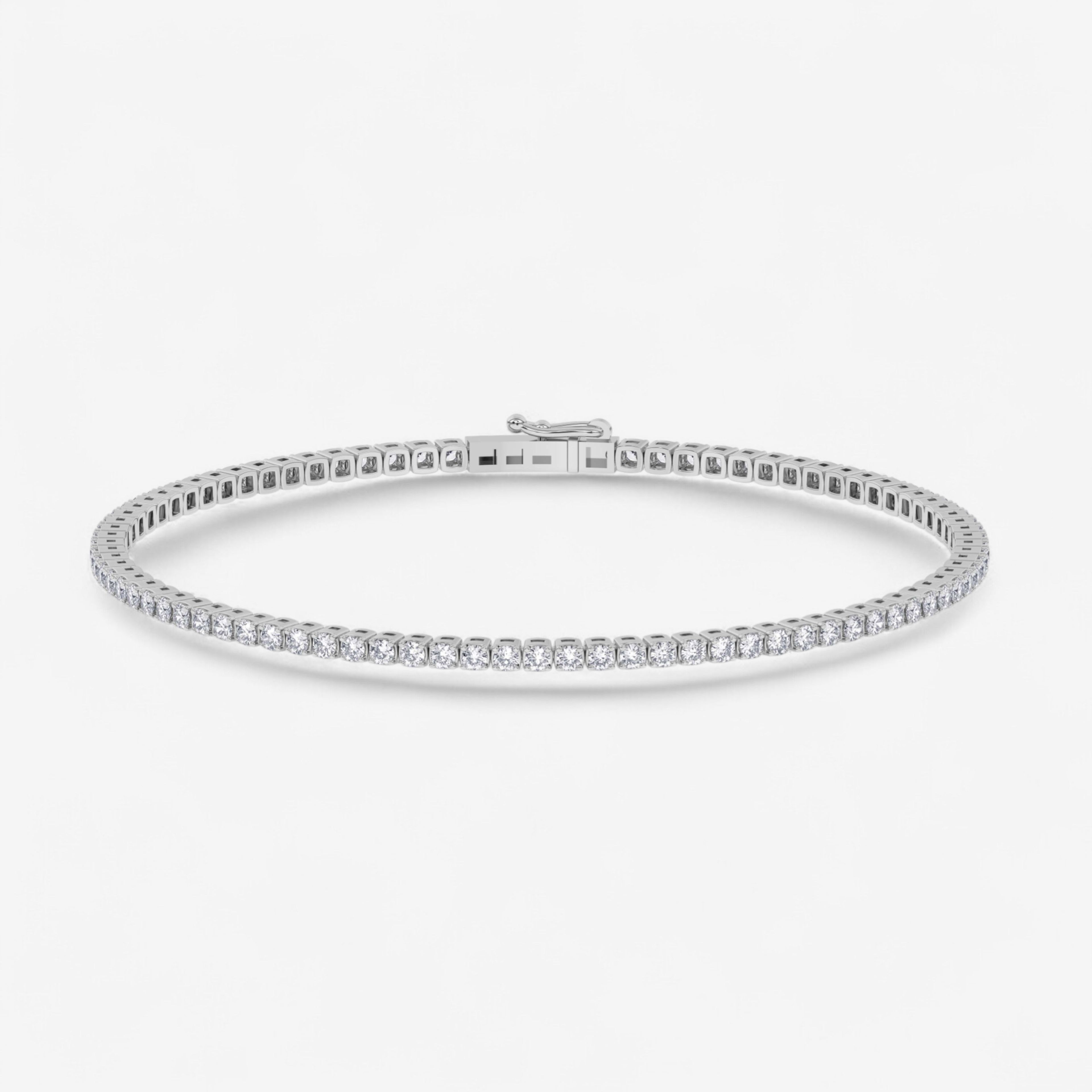 Petite Lightweight Lab-Grown Diamond Tennis Bracelet
