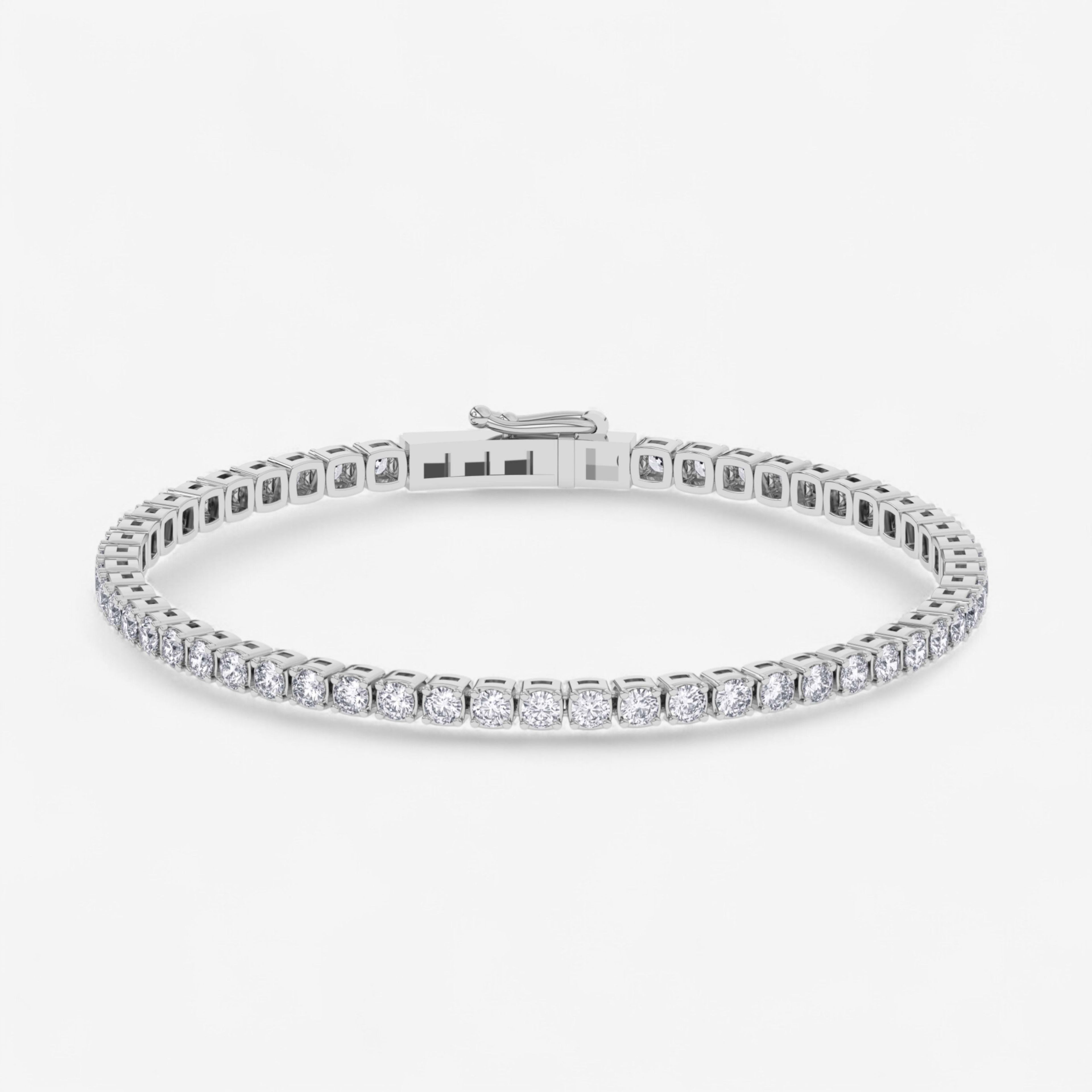 Petite Lightweight Lab-Grown Diamond Tennis Bracelet