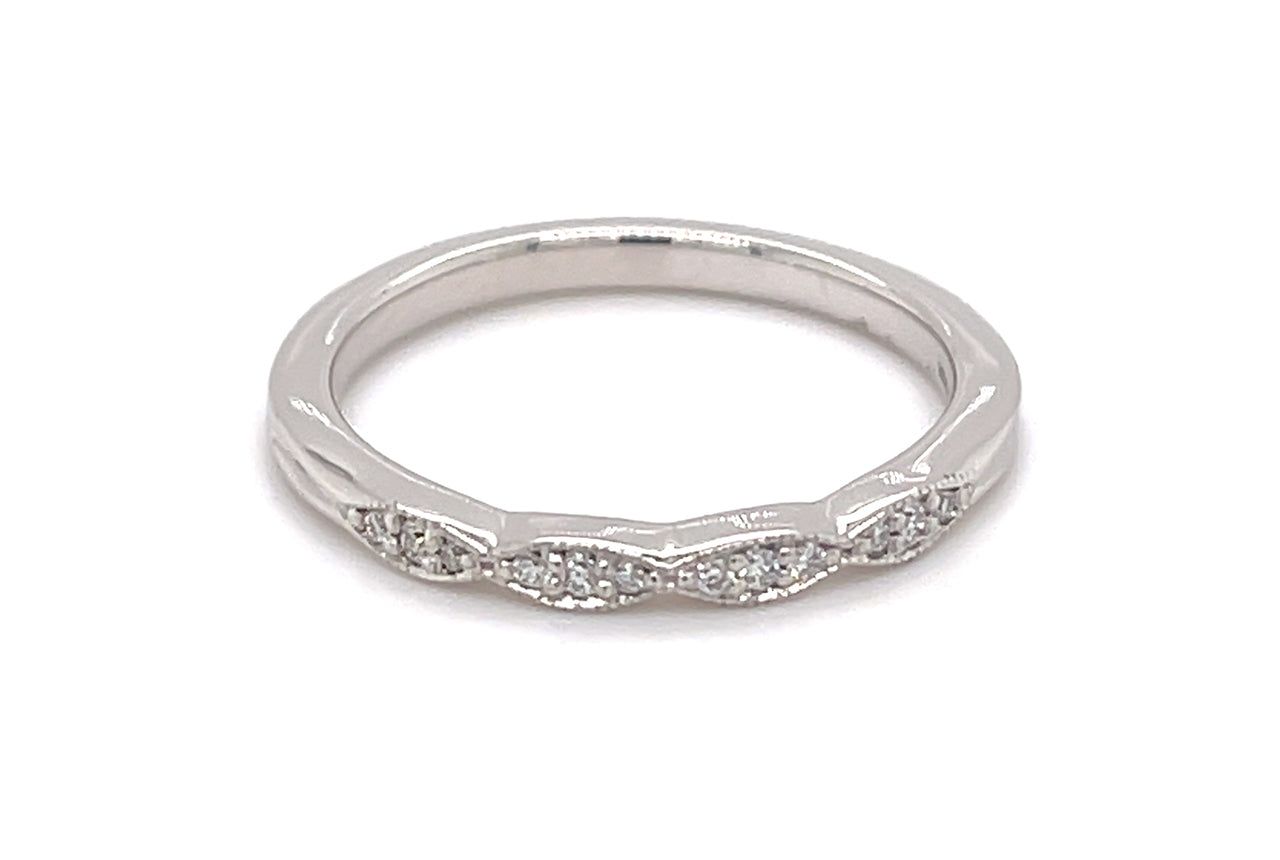 Vintage Diamond Accent Wedding Ring