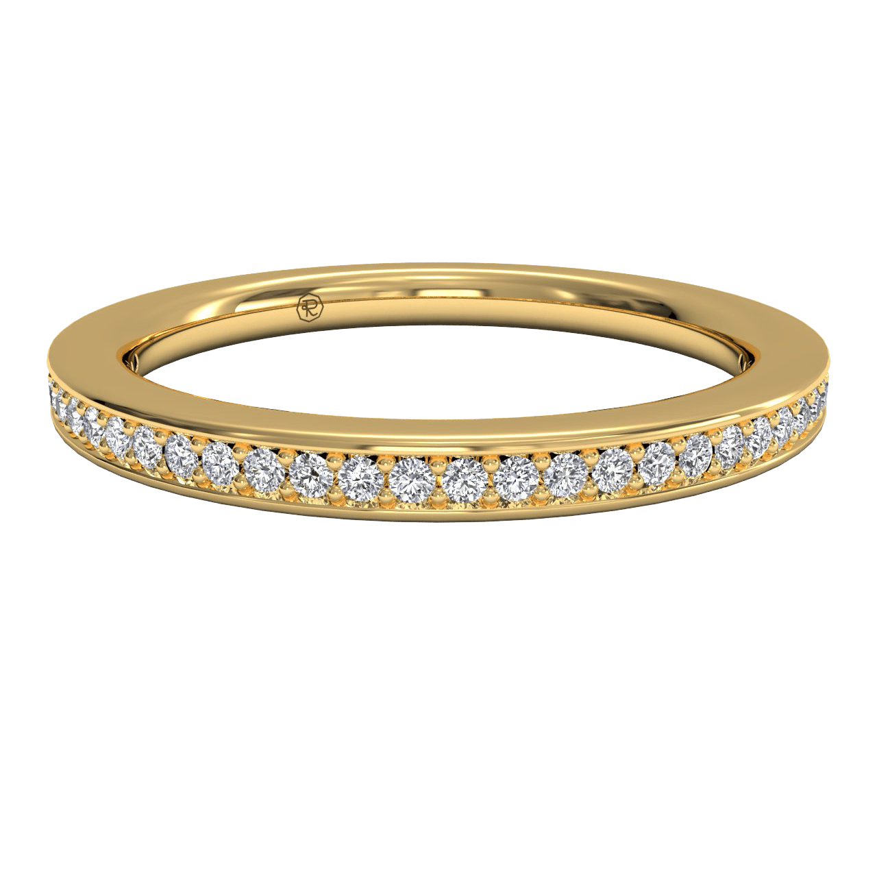 Women's 0.12 CTW Micropavé Diamond Wedding Ring