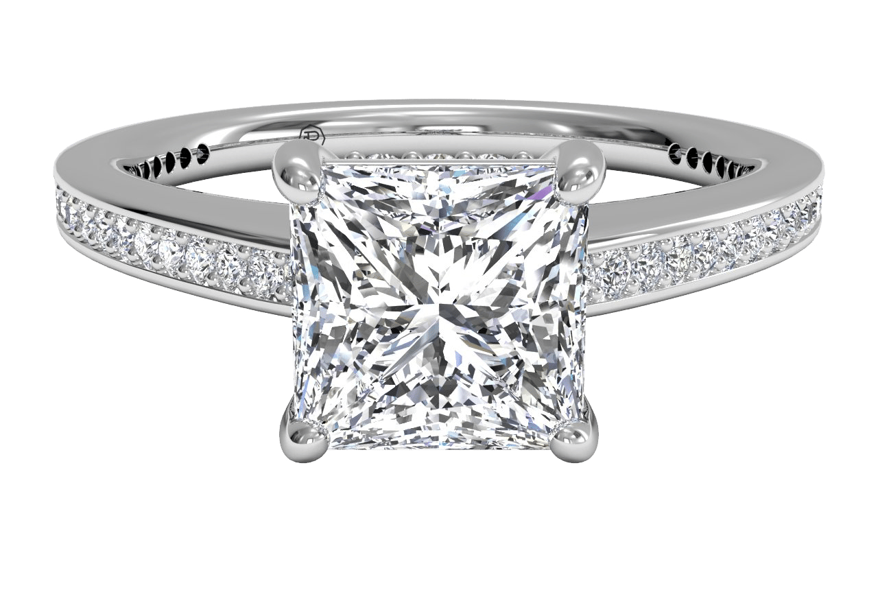 The Aurelia / 1.62 Carat Princess Diamond
