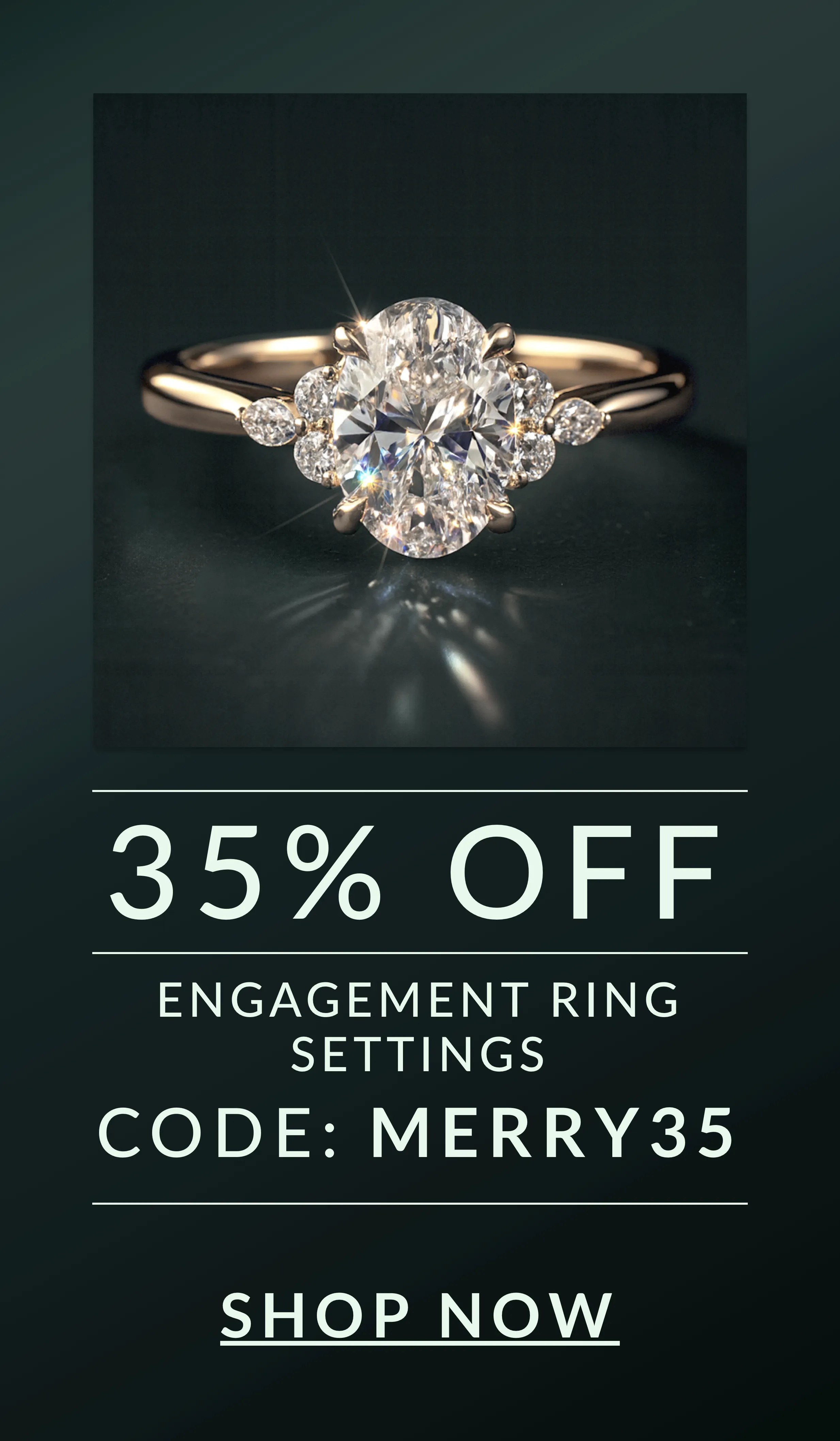 35% OFF ENGAGEMENT RING SETTINGS. Applied automatically.
