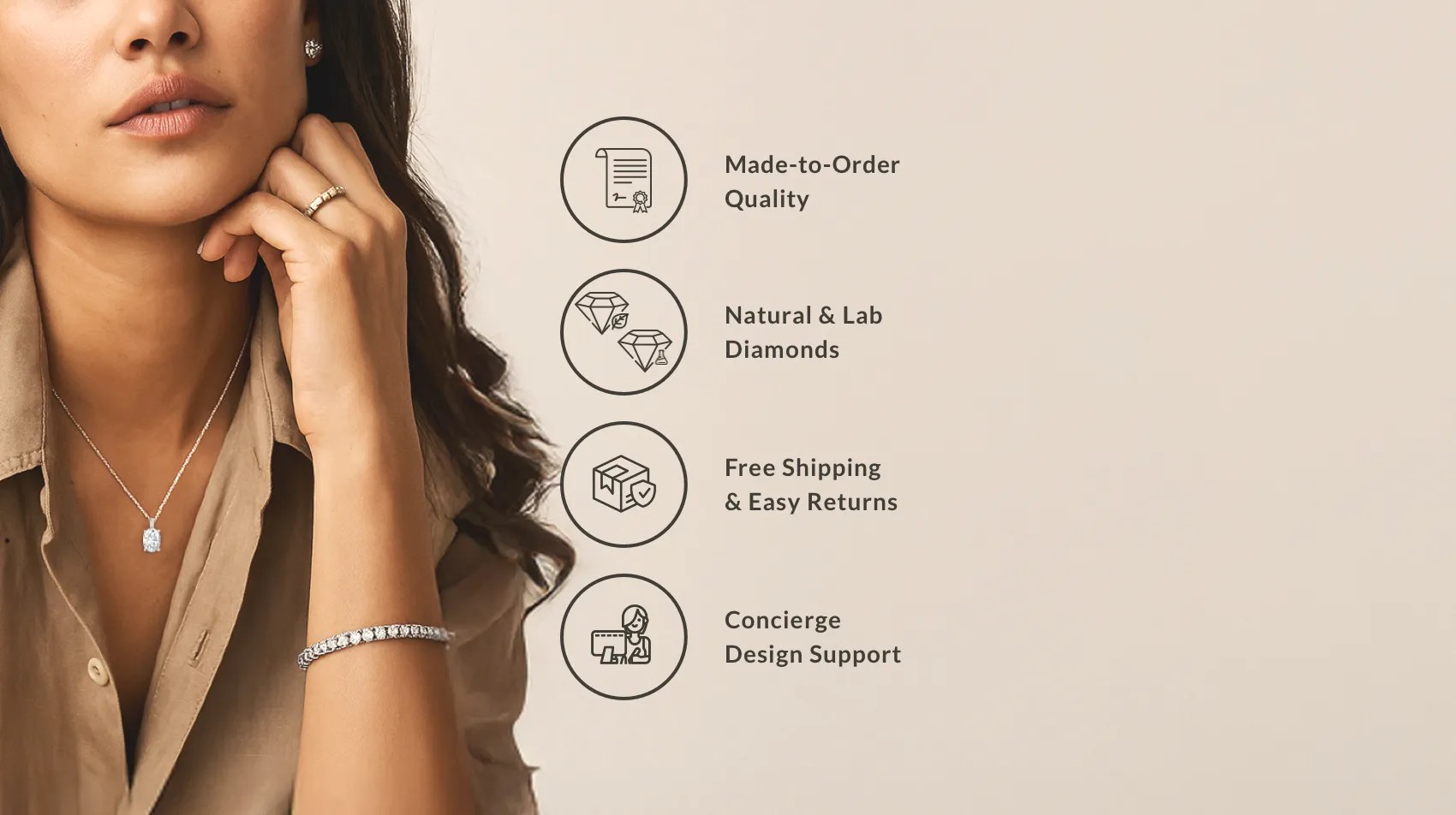 Ritani Offers: Made-to_Order Quality, Natural & Lab Diamonds, Free shipping & Easy Returns and Concierge Design Support
