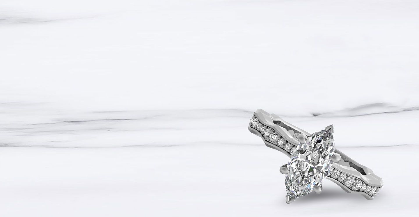 white gold marquise engagement ring 