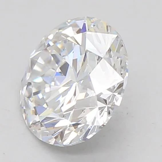 Adele Round Cut 14kt White Gold French-Set Diamond Band