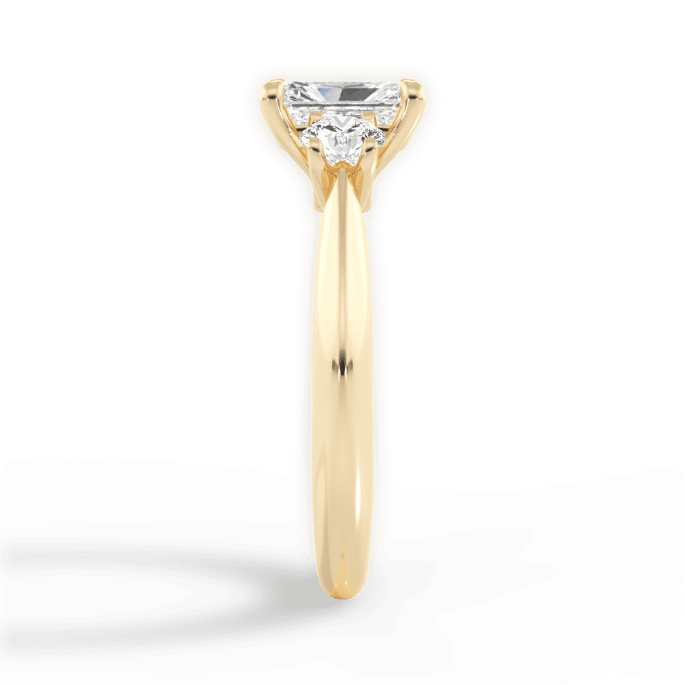 14kt Yellow Gold/18kt Yellow Gold/radiant/side