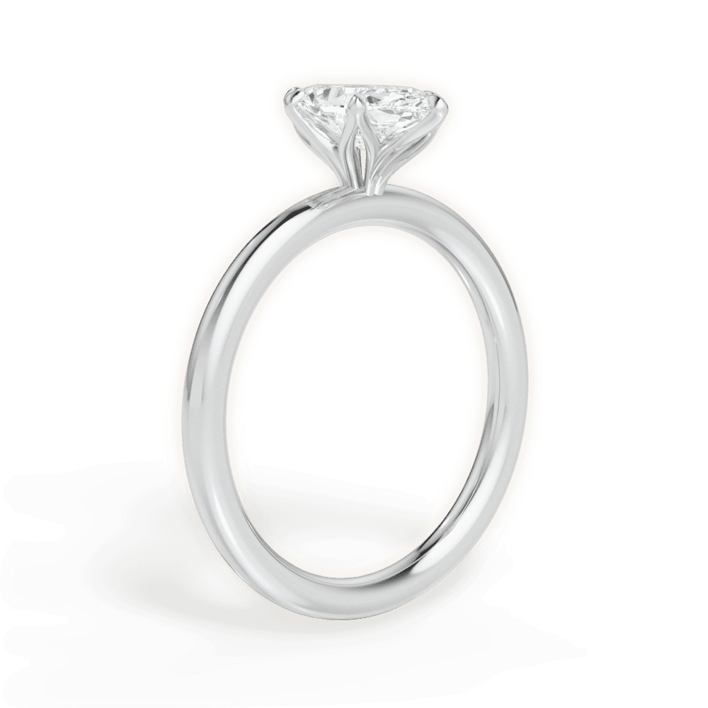 14kt White Gold/18kt White Gold/Platinum/marquise/front