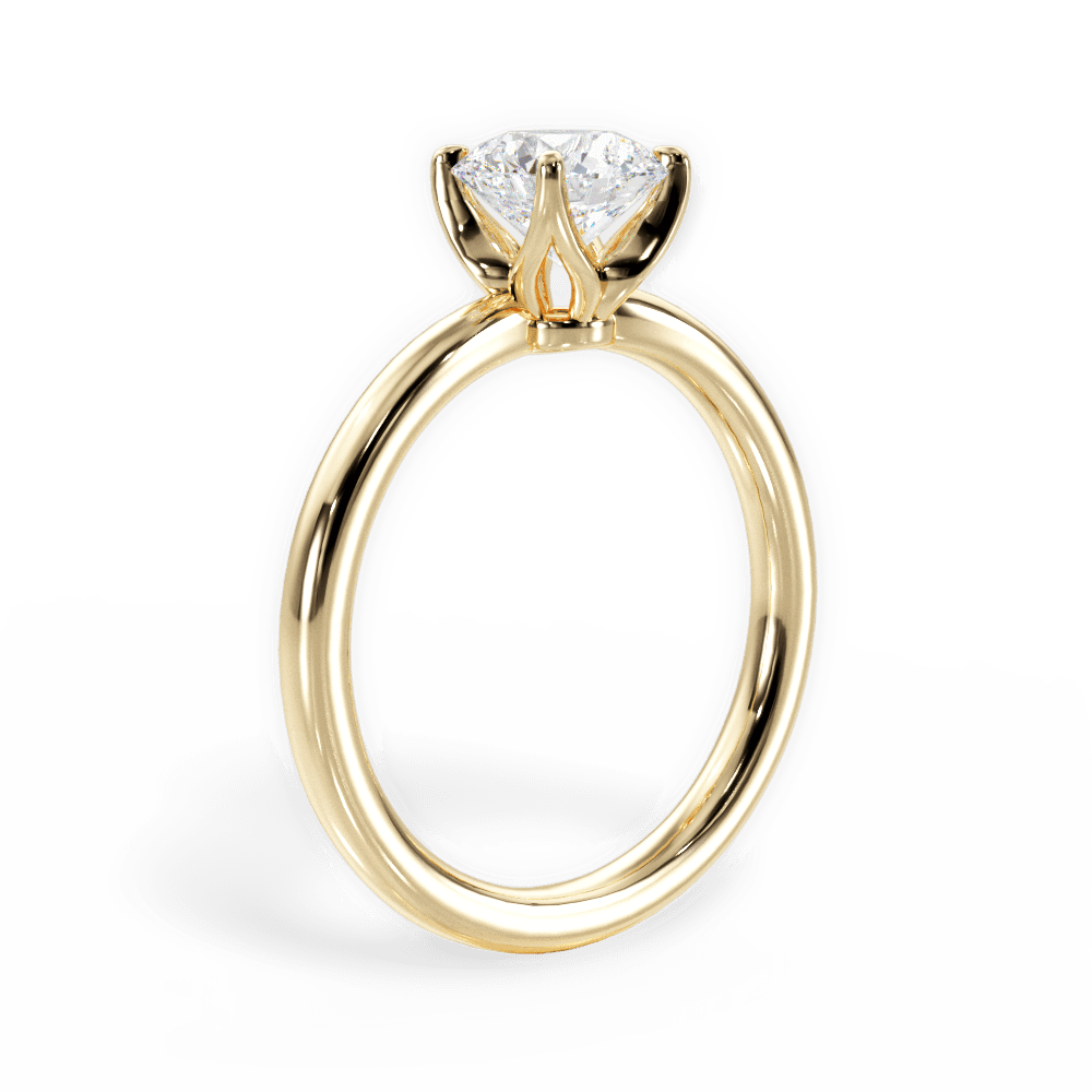 14kt Yellow Gold/18kt Yellow Gold/round/front