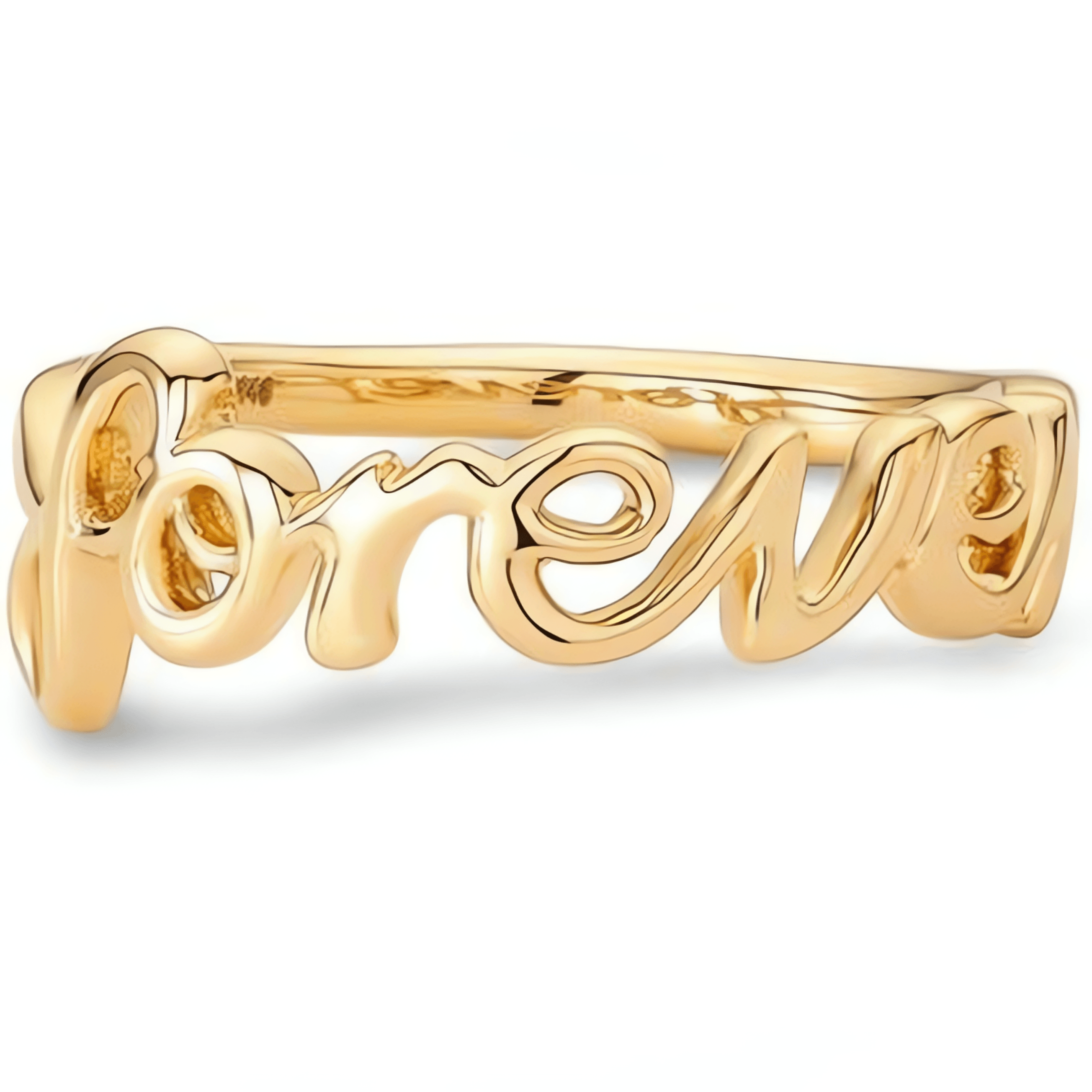 18kt Yellow Gold/Forever/top
